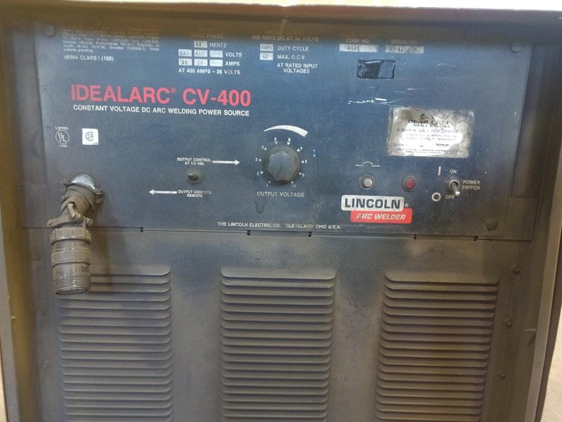400 AMP LINCOLN ELECTRIC IDEALARC DC-400 WELDER: STOCK #14078