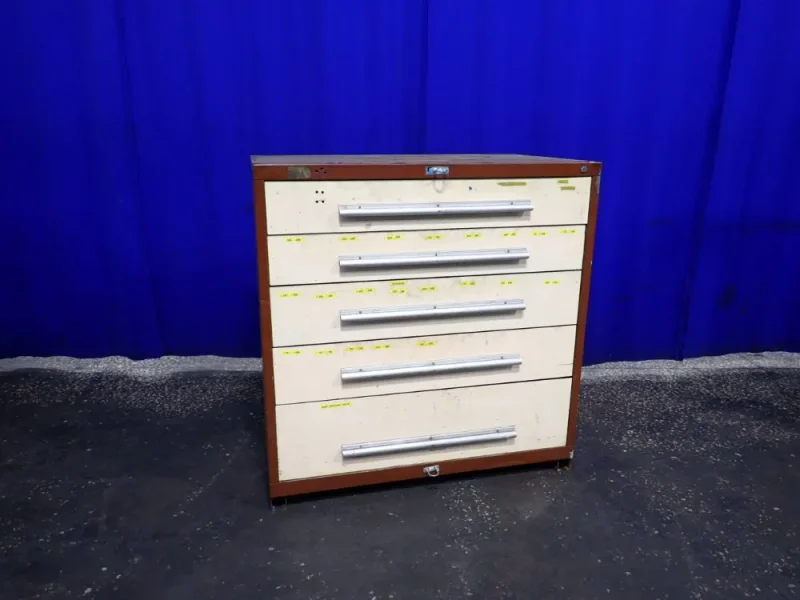 RACK ENGINEERING CO. 5 DRAWERS TOOL CABINET