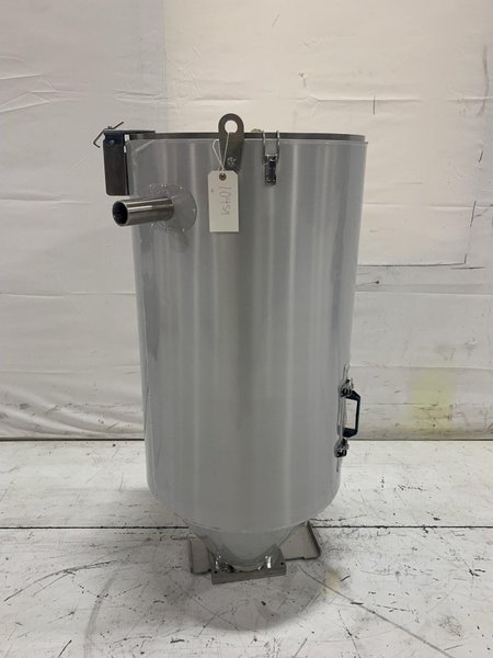 New AEC Drying Hopper, WH150, Approx. 150 lb Capacity, Insulated, Stainless Steel