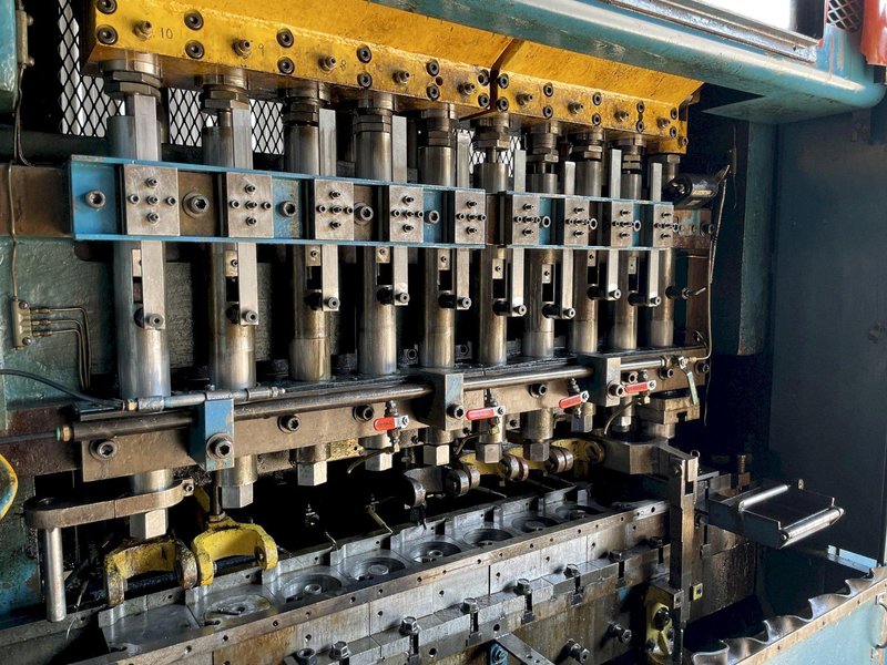 10 STATION WATERBURY FARREL MODEL #2010-HT ICOP TRANSFER PRESS: STOCK #15002