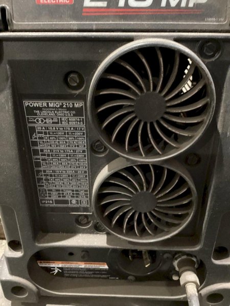 LINCOLN ELECTRIC POWER MIG 210 MP Mig Welder USED