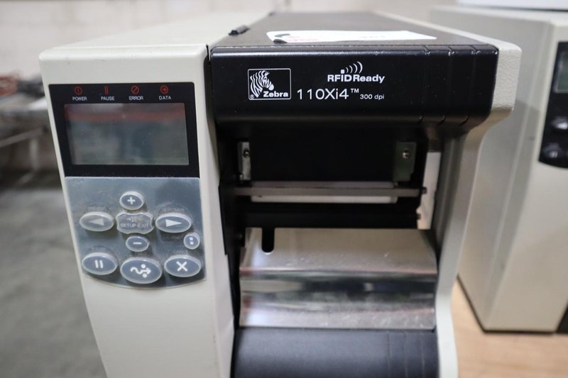 Zebra 110Xi4 Label Printer, 203 dpi, 4" Wide Label Cap- Auction Item