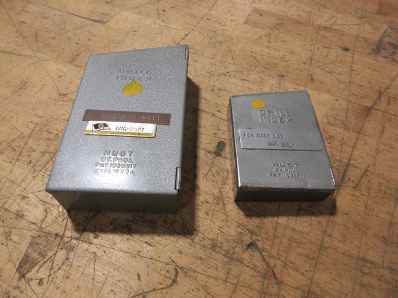 Huot Pin Indexes .060" - .228" and .234" - 413"- Auction Item