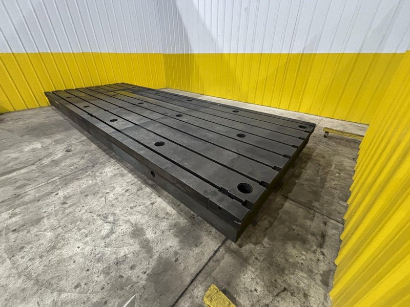 78&quot; X 216.5&quot; &#039; BAY CAST T-SLOTTED CAST LAYOUT FLOOR PLATE: STOCK  #22063