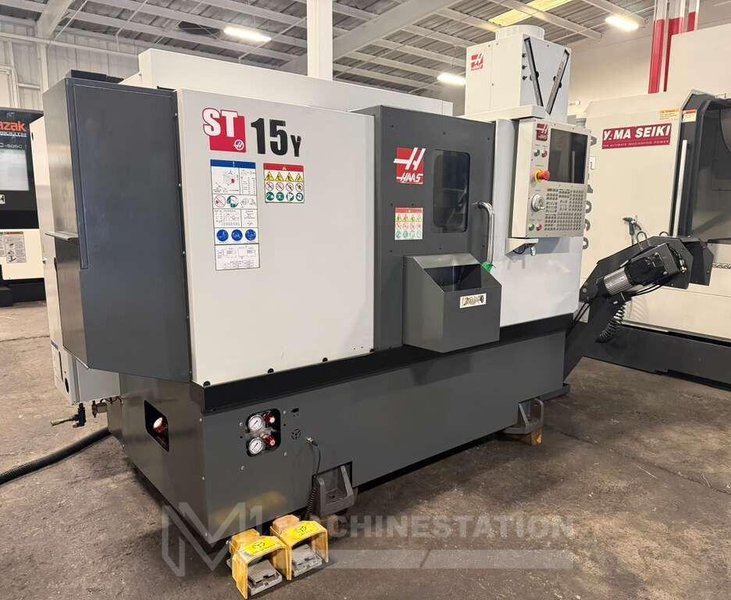 Haas ST-15Y CNC Turning Center – 2019 Y Axis Sub Spindle Bar Feeder Lathe