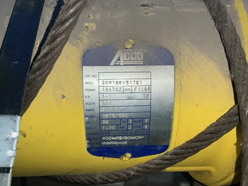 Acco Wright 1.5 Tons Hoist