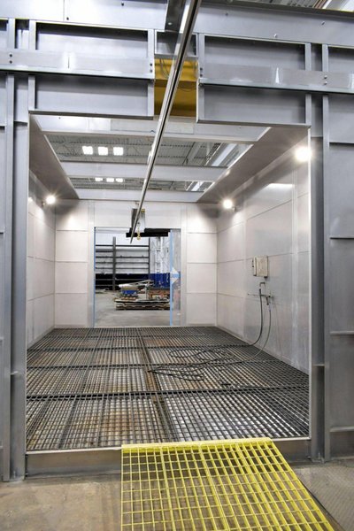 25&#039; X 14&#039; X 12&#039;6&quot; 3,000 PSI HOT WATER PRESSURE WASHER GALLAGHER KAISER WASH BOOTH: YOBRO #24598