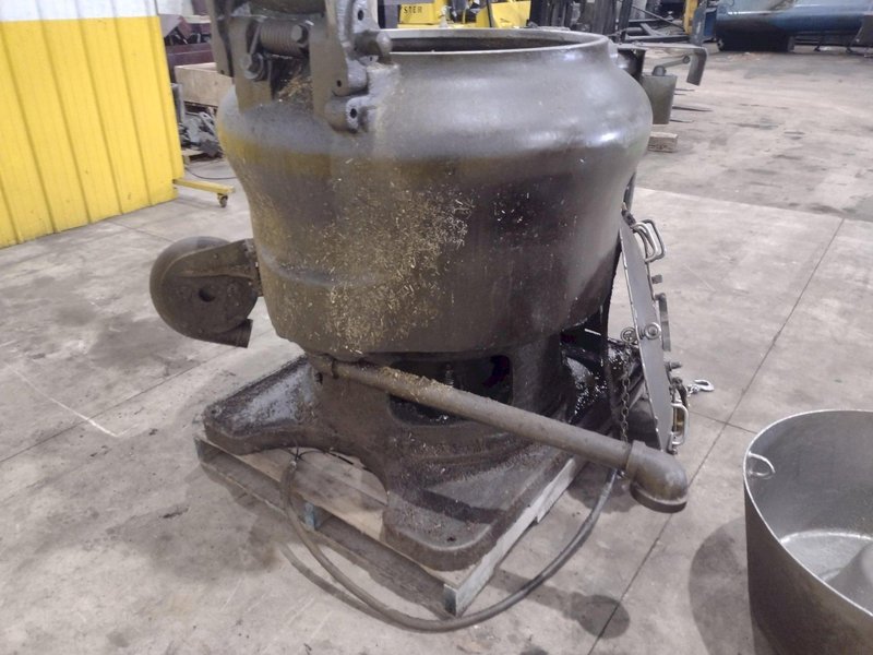 30&quot; BARRETT MODEL #1100E MOTORIZED CHIP SPINNER / WRINGER w/ (2) CHIP PANS: STOCK #23373