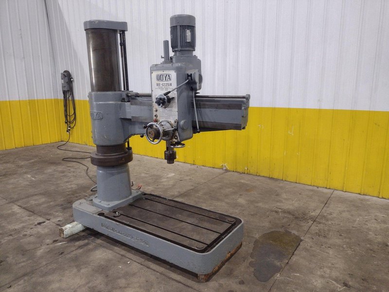 4' X 12" OOYA MODEL #RE-1225H RADIAL DRILL: YOBRO #25981