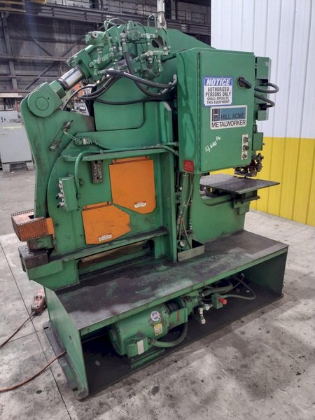 105 TON HILL ACME MODEL #6A HYDRAULIC IRONWORKER W/ CLAMPING: STOCK #22832