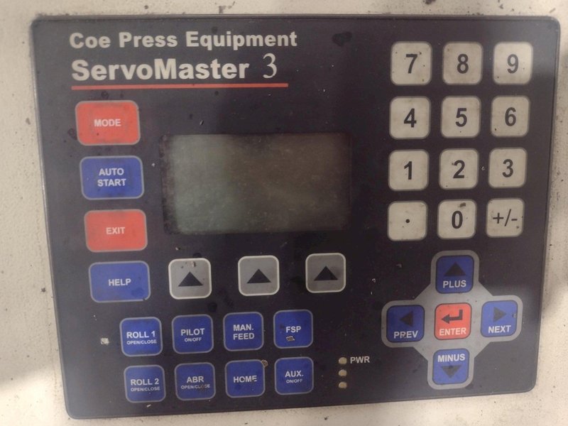 COE (COIL PRESS EQUIPMENT) SERVO MASTER 3 CONTROLLER: STOCK #19225