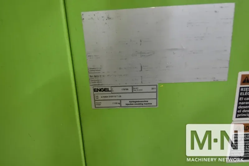 110 TON 5.2 OZ ENGEL MODEL E-MOTION 310/110 ELECTRIC INJECTION MOLDING MACHINE MFG 2011