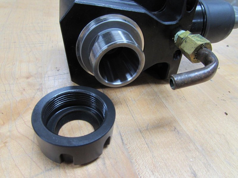 Heimatec H-030-45-099 ER25 Collet 90-Degree Live Milling Head - Like New, Dealer Demo
