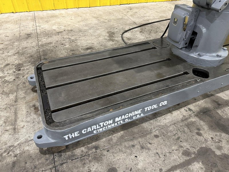 3&#039; X 9&quot; CARLTON MODEL #1A RADIAL ARM DRILL WITH DUAL BASE: STOCK #22001