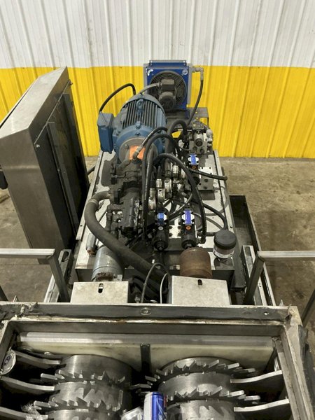 30" X 30" HARMONY ENTERPRISES MODEL #PERFSSHB24 STAINLESS STEEL EXTRACT PLUS HORIZONTAL BALER &amp; PERFERATOR, FOR ALUMINUM CAN &amp; BOTTLES LIQUID EXTRACTION: YOBRO #25023