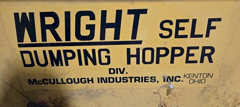 WRIGHT SELF DUMPING HOPPER USED