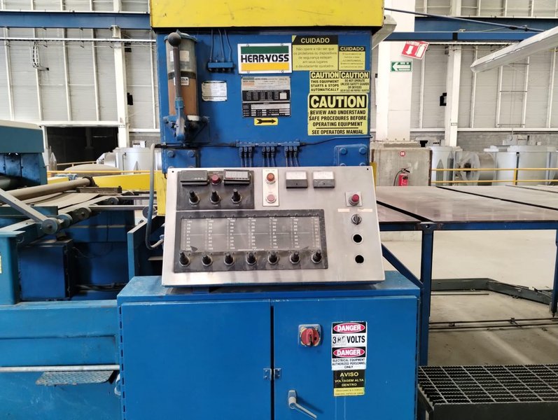 72" x .075" x 40,000# HERR VOSS MULTIBLANKING LINE w/PRECISION LEVELER