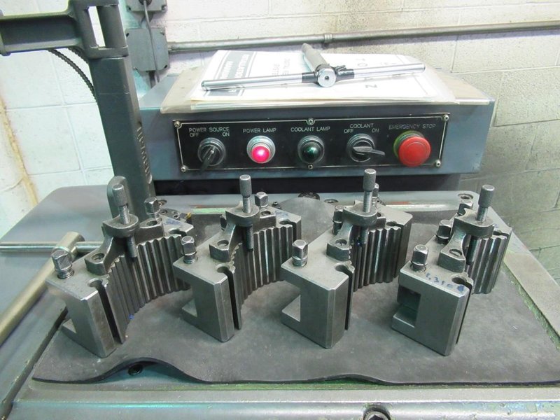 Hwacheon HL460 18/26&quot; x 40&quot; Gap Bed Engine Lathe, Geared Head, 2-Axis DRO, Chucks, Steady Rest, QC Tool Post, Tailstock- Auction Item