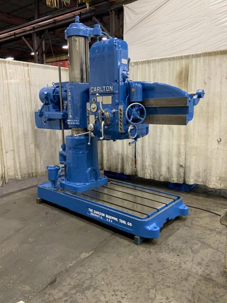 4' X 13 CARLTON RADIAL ARM DRILL: STOCK #81445