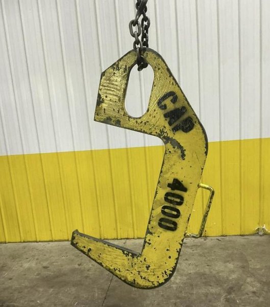 4000 LBS ICH C-HOOK CRANE COIL LIFT. STOCK # 0540126