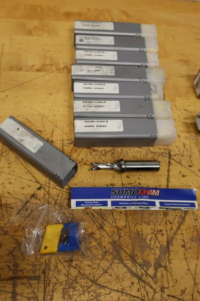 Iscar Inserted Cutting Tools, Part Off Tool Holders, .394" Diameter SumoCham Drills, ***All New In Packages***- Auction Item