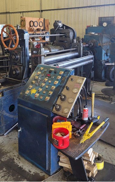 48" x 7" x 25,000#  Yoder/Wean Slitting Line 
Stock # 14170