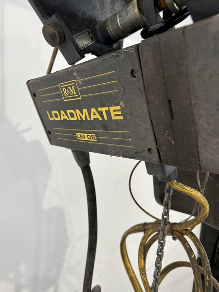 1/2 TON R&amp;M LOADMATE POWERED CHAIN FALL HOIST. STOCK # 1157722