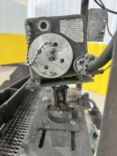 INFEED BILLET CONVEYOR WITH WILLIAMSON PYROMETER HEAT DETECTOR: STOCK #21084