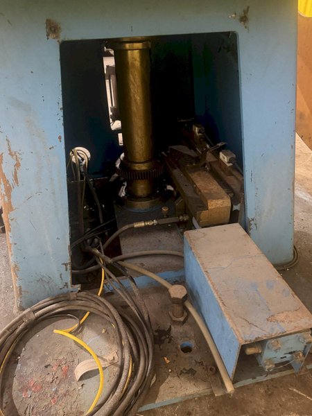 10,000 LBS X 16" FMS FREEDOM MILL SYSTEMS MODEL #UCD-5-300PR DOUBLE END UNCOILER COIL REEL: YOBRO #24899