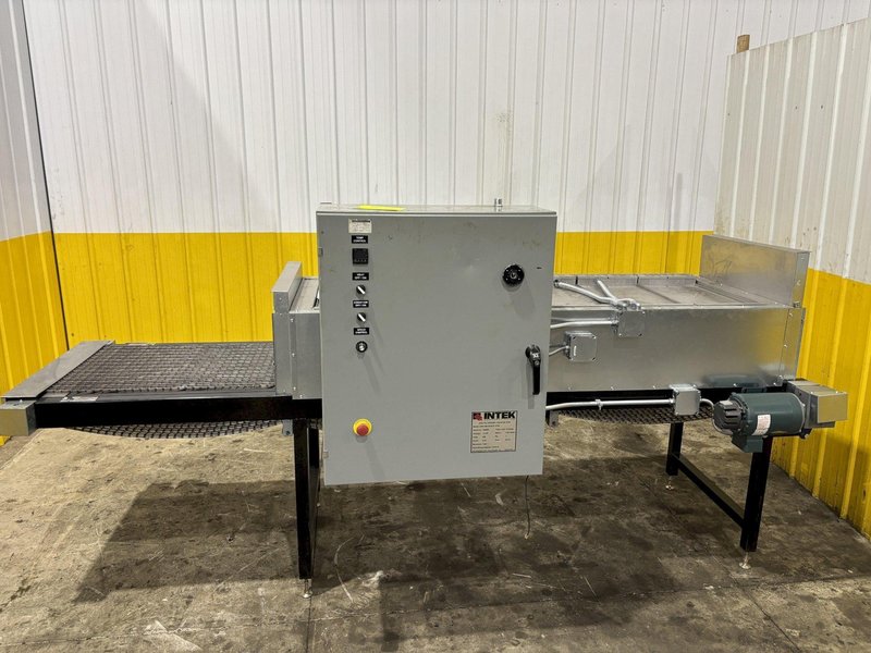 540 DEGREE X 24" W X 8" H INTEK ELECTRIC MESH CONVEYOR TYPE INFRARED OVEN, NEW IN 2020: STOCK #23213