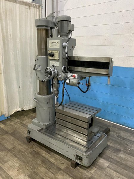 8" X 36" LINCOLN MODEL 820A RADIAL ARM DRILL: STOCK #80957