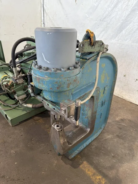 150 TON FRANKLIN MANUFACTURING C FRAME PORTABLE FMI HYDRAULIC WEB PUNCH: STOCK #23390