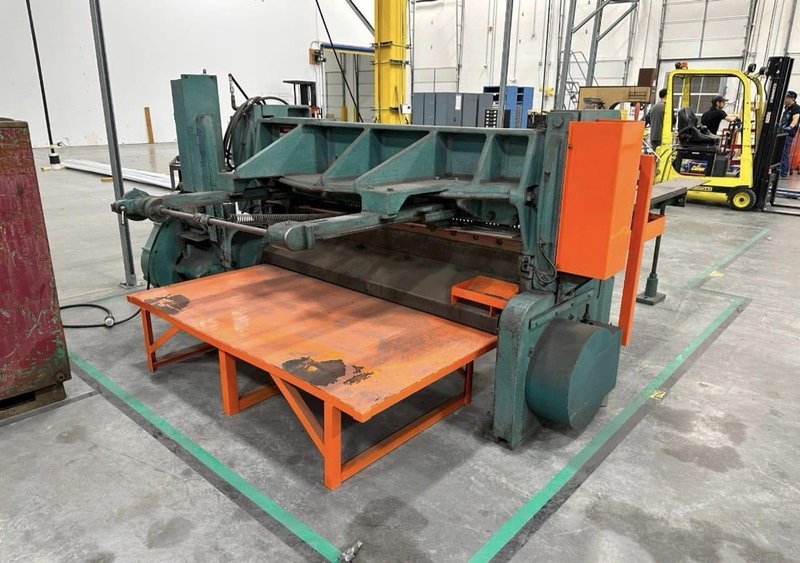 6’ X 10GA WYSONG MODEL 1072 HEAVY DUTY MECHANICAL SQUARING SHEAR