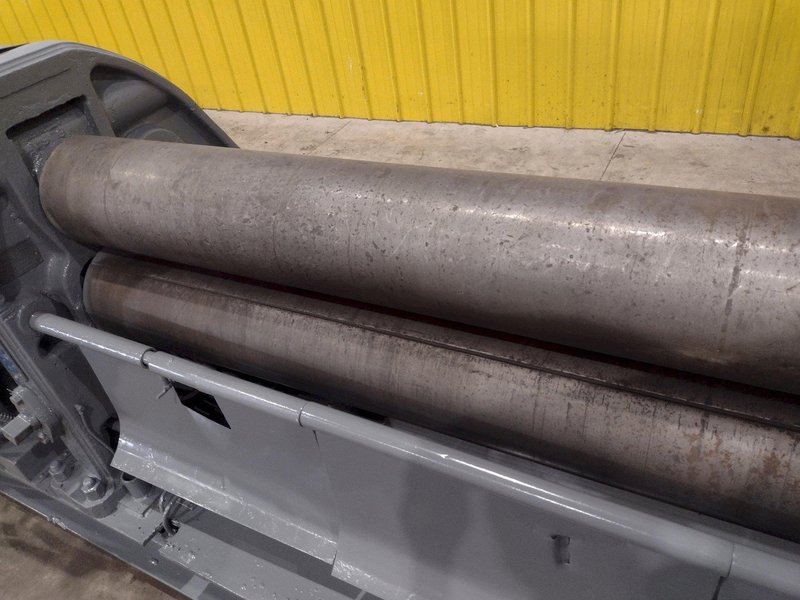 10' X 1/4" WEBB MODEL #6L INITIAL PINCH 3 ROLL PLATE ROLL: STOCK #18988