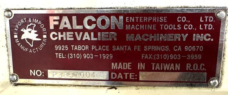 12&quot; x 24&quot; Chevalier Surface Grinder, FSG-3A1224H, 3-Axis Hyd., 5 HP, Nice
