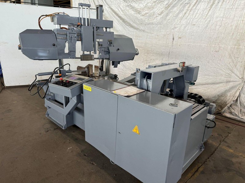15.7" X 12.2" BEHRINGER HBP 310/403G CNC PROGRAMMABLE BANDSAW. STOCK # 1156522