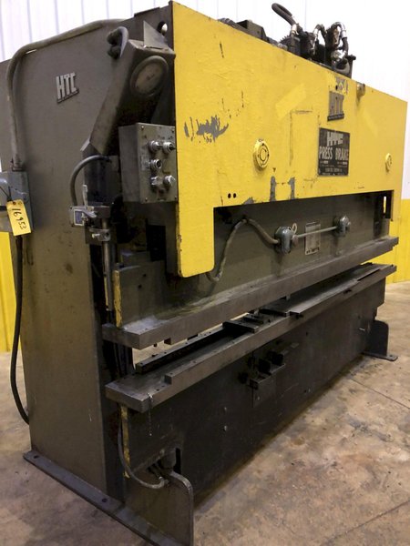 30 TON X 10' HTC MODEL #830GS HYDRAULIC PRESS FLANGED BED PUNCH BRAKE: STOCK 16953