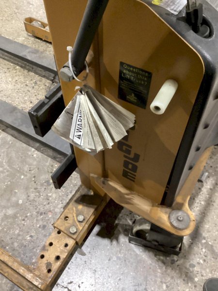 BIG JOE M-22-62 2200 lbs Capacity Electric Pallet Jack USED