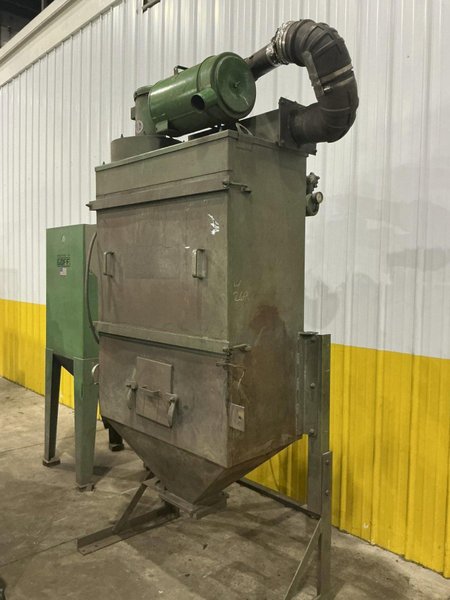 6 CU FT GOFF MODEL #6BB RUBBER BELT TUMBLE TYPE BLAST MACHINE: YOBRO #25035
