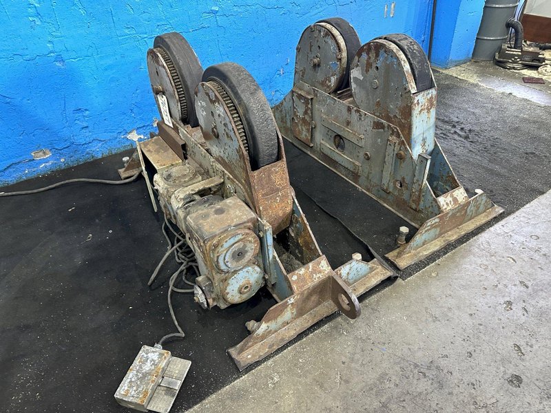 1 SET OF 15 TON PANDJIRIS MULE TANK TURNING ROLLS: STOCK #76759