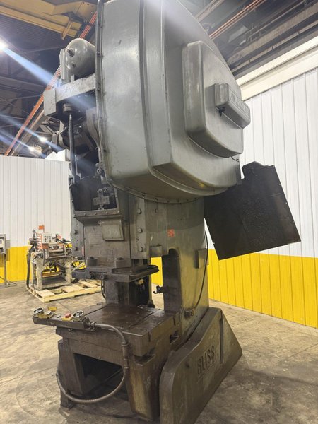 110 TON BLISS MODEL #C-110 OBI STAMPING PUNCH PRESS 6" STROKE : YOBRO #24268