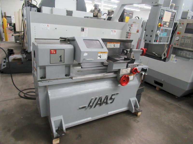 Haas TL-1 CNC Toolroom Lathe with Tailstock, 5C Collet Closer,  Coolant Pump and Tank