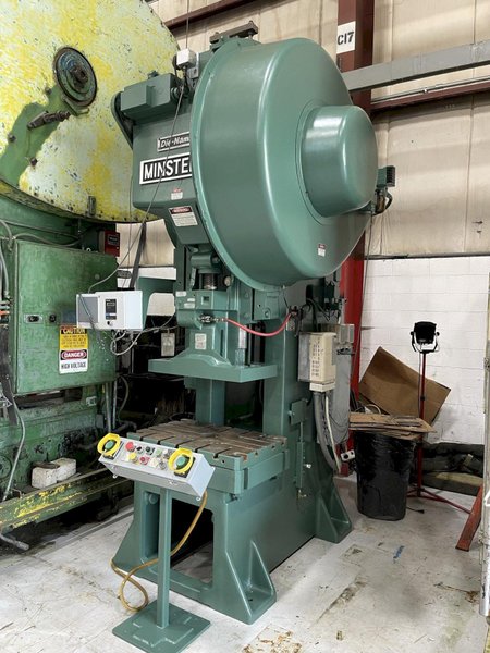 75 ton Minster Press Model #7D-SS - Used OBS Geared Press For Sale, REBUILT 2023!