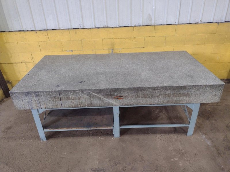 8&#039; X 4&#039; X 10&quot; CHALLENGE PRECISION LAYOUT INSPECTION GRANITE TABLE: STOCK #23813
