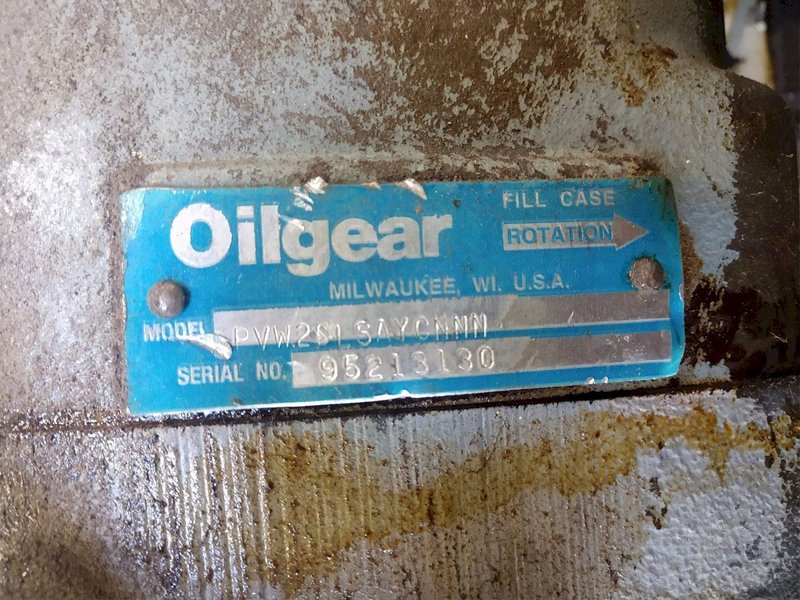 20 HP OILGEAR / RELIANCE MODEL #PVW2SLSAYCNNN PUMP &amp; HYDRAULIC POWER UNIT: STOCK #14981
