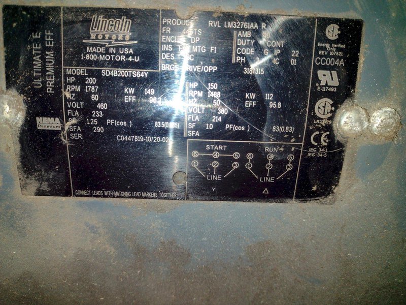 200 HP SULLAIR MODEL #SLS-25 200H ACAC ROTARY SCREW AIR COMPRESSOR: STOCK #20580