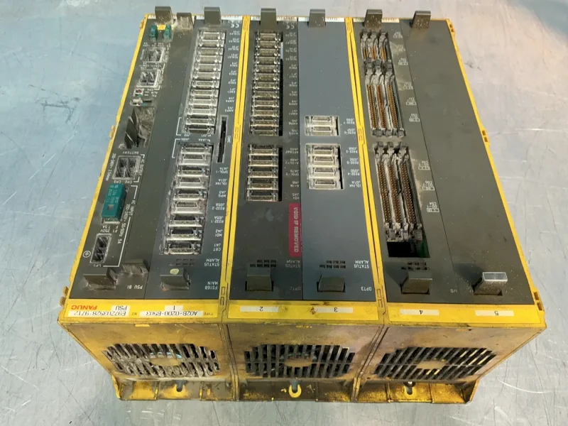 FANUC PLC CHASSIS W/MODULES  -  A16B-2201-0856