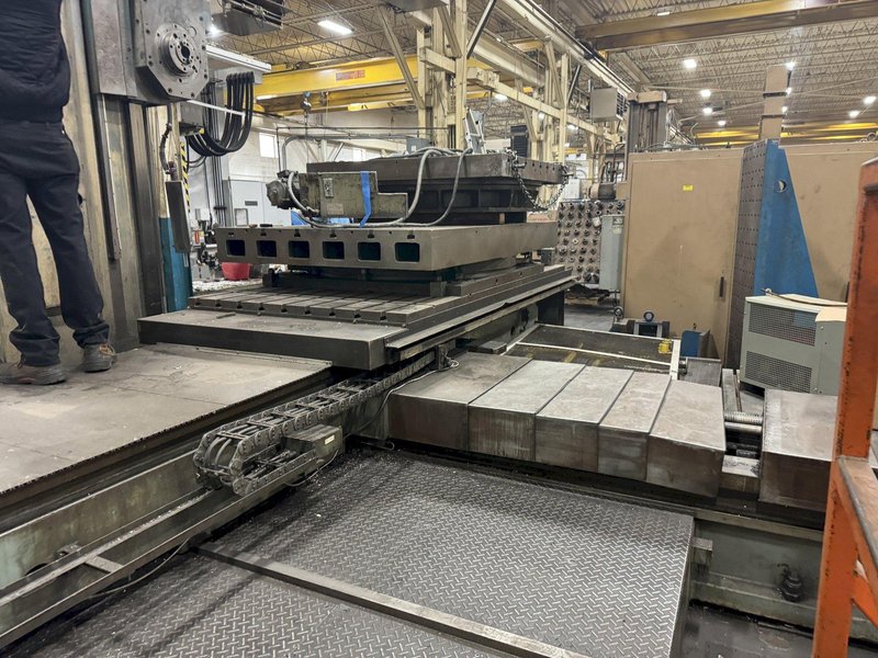 5&quot; SHIBAURA BFT-130PD TABLE TYPE HORIZONTAL BORING MILL. STOCK # 0131225