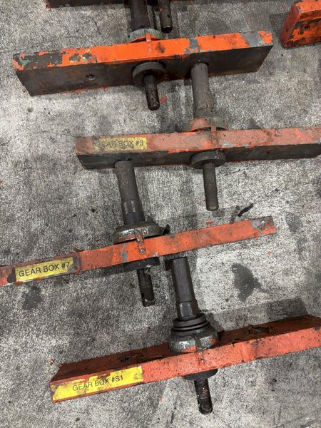 2.5&quot; DAHLSTROM ROLLFORMER PARTS, SHAFT ARBORS, GEARS, SIDE PASSES &amp; MORE: STOCK #22621