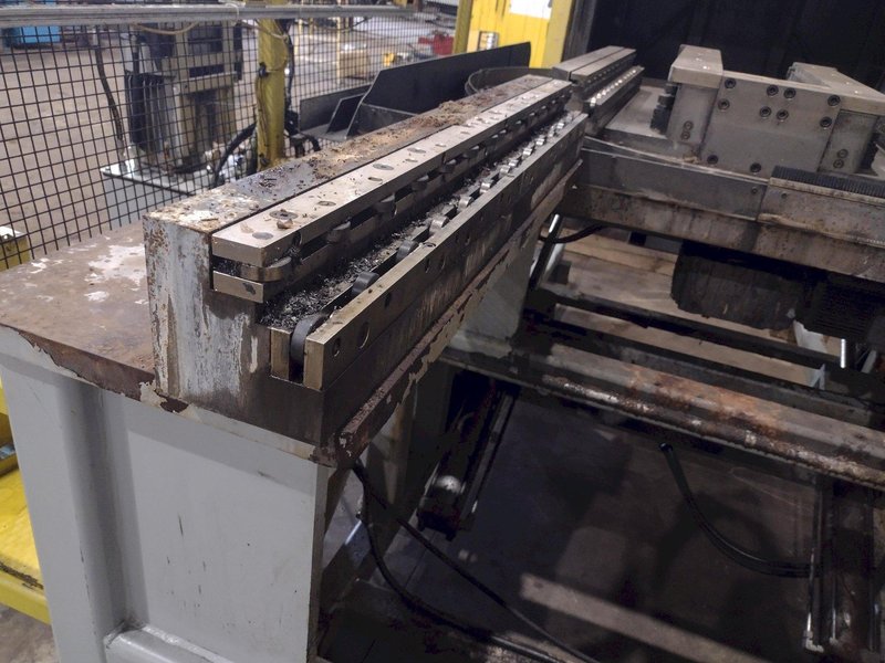 74" X 74" STOELTING MODEL #CSW8121 AUTOMATIC WASHER, WITH FLIP-UP DIE STATION POWERED INFEED, NEW 2012: YOBRO #25172